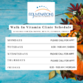 October Vitamin boost clinics