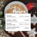 Christmas & New Years hours