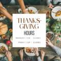 Thanksgiving hours